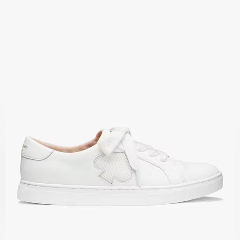 White Kate Spade Fez Sneakers